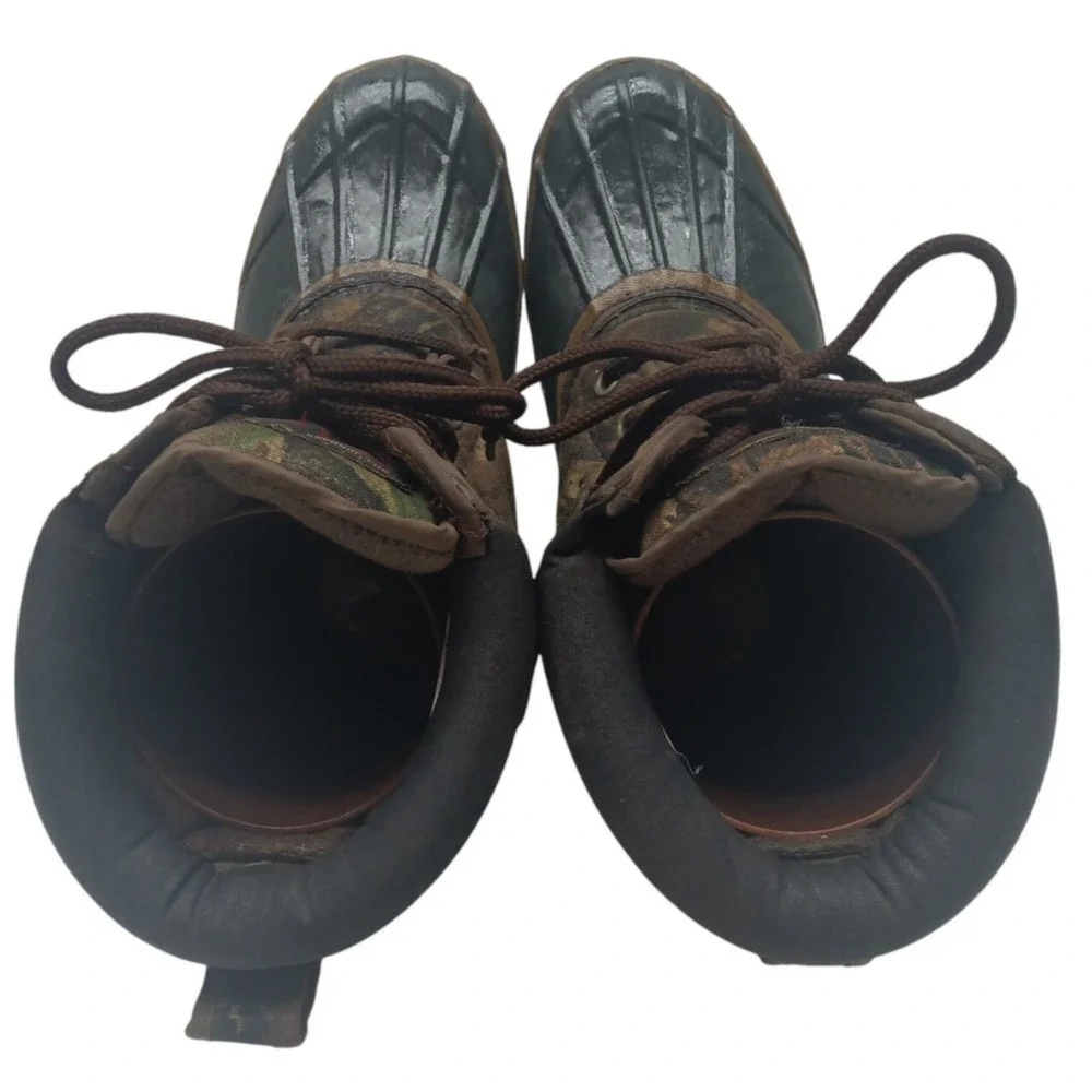 THERMOLITE‎ REAL TREE Camo Boots Camouflage Steel Shank / Men's Size: 8